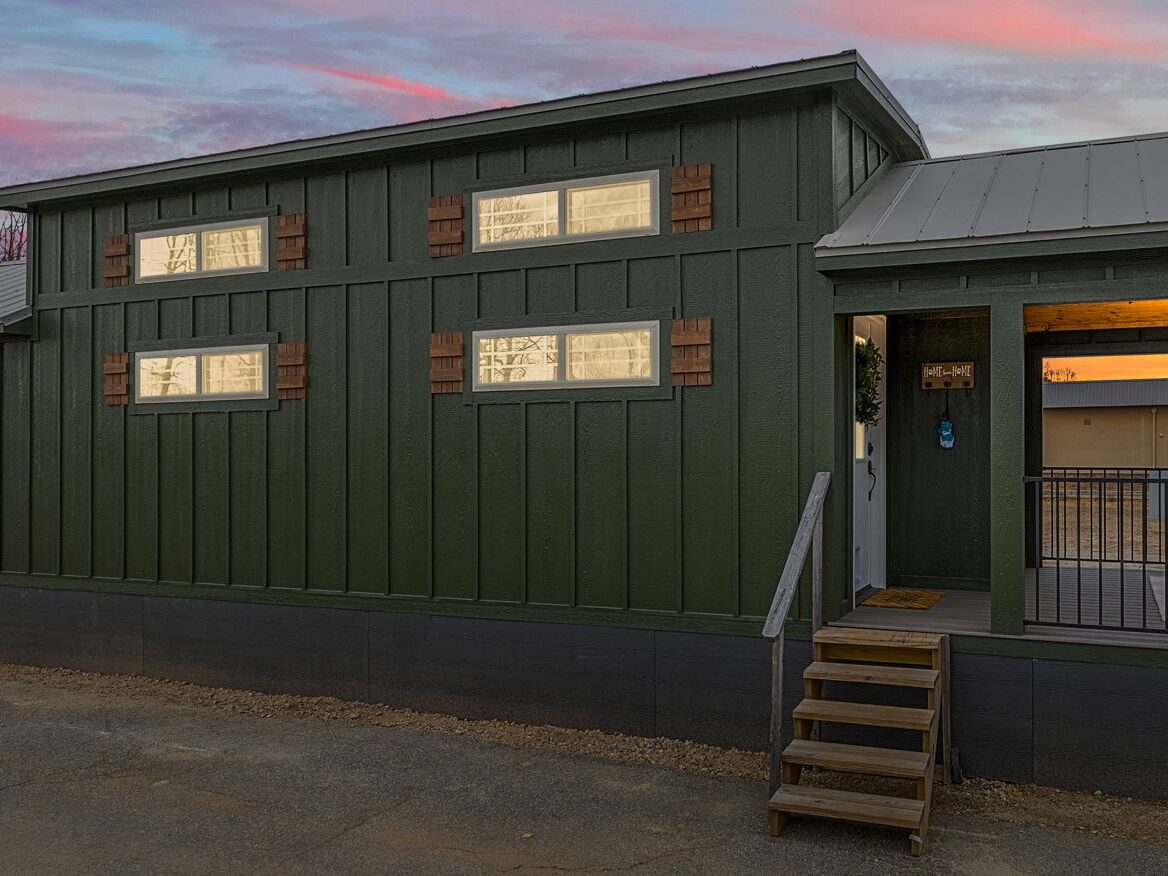 Low Angle Kitchen Shot from the Bedroom