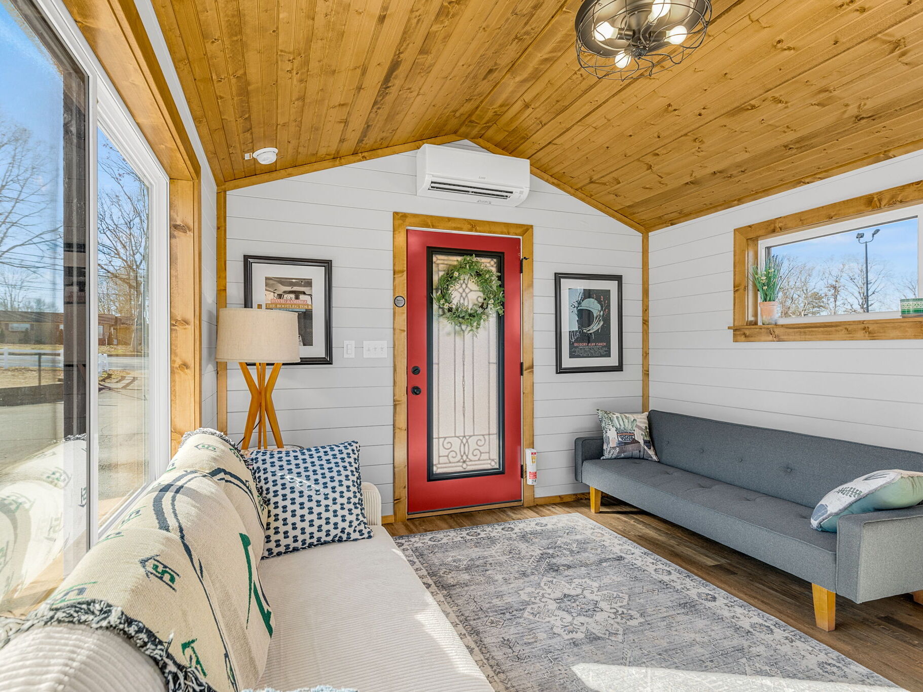 Full living area with lots of natural light