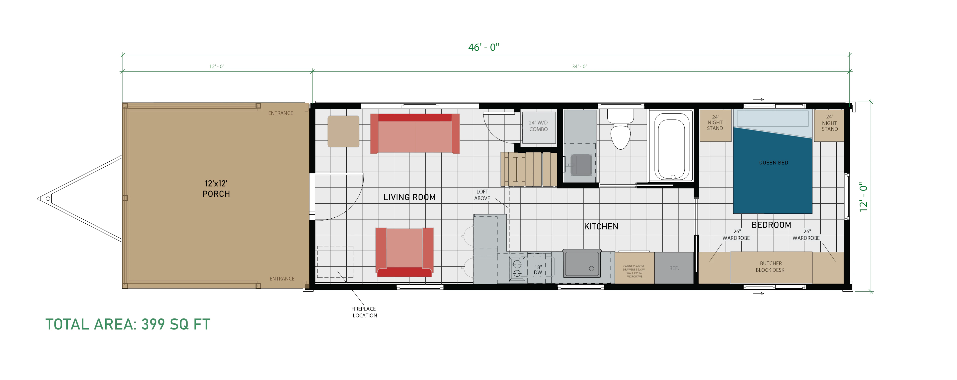 Modern Farmhouse floor plan