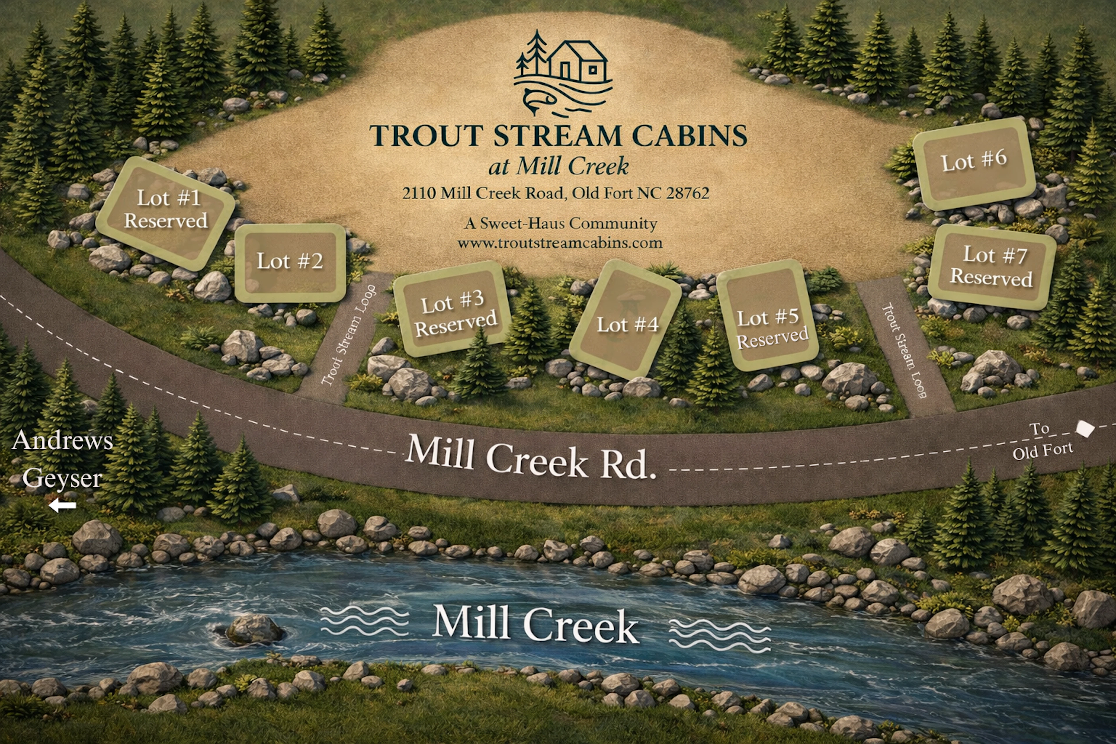 Trout Stream Cabins at Mill Creek