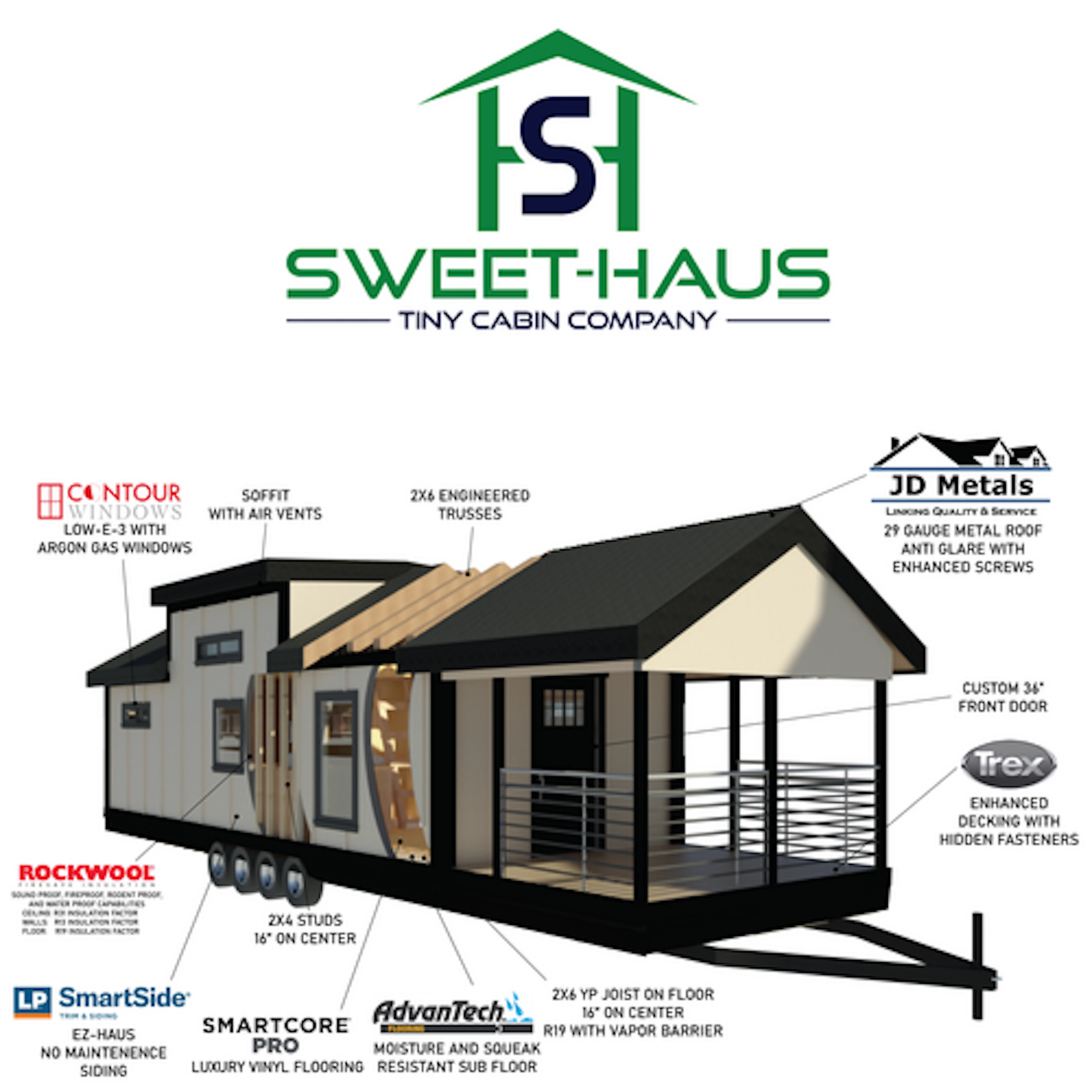 The details separate Sweet-Haus from other tiny home manufacturers.